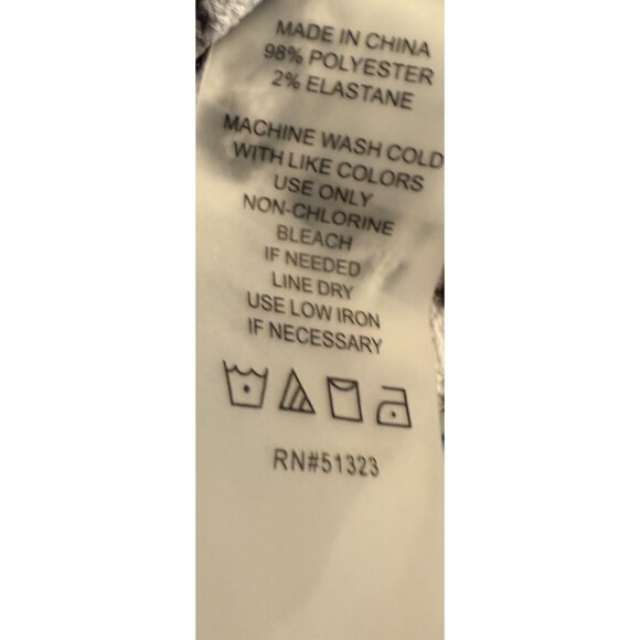 Vince Camuto Women’s L Blouse Top Leopard Animal Print Long Sleeve V-Neck Tunic - Picture 6 of 9